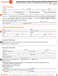 A thumbnail image of the Kyowa Kirin Cares CRYSVITA enrollment form
